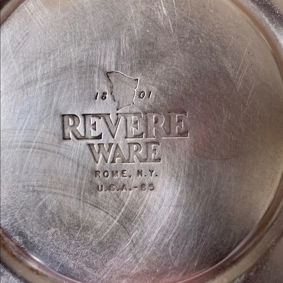 Vintage Paul Revere Stainless Steel Whistling Teakettle with Copper Base - Picture 3 of 7